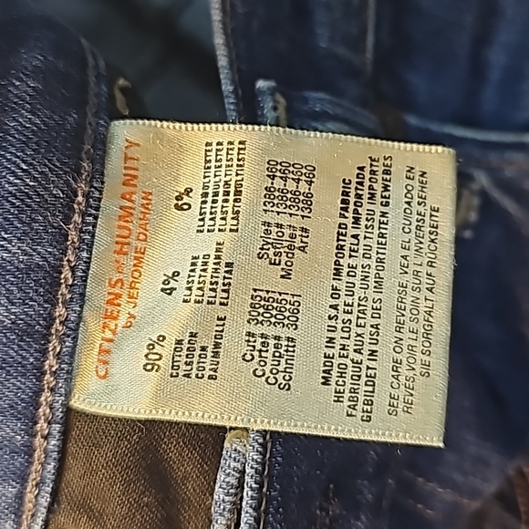 Citizens of Humanity Cropped Straight Leg Jeans - Picture 8 of 8